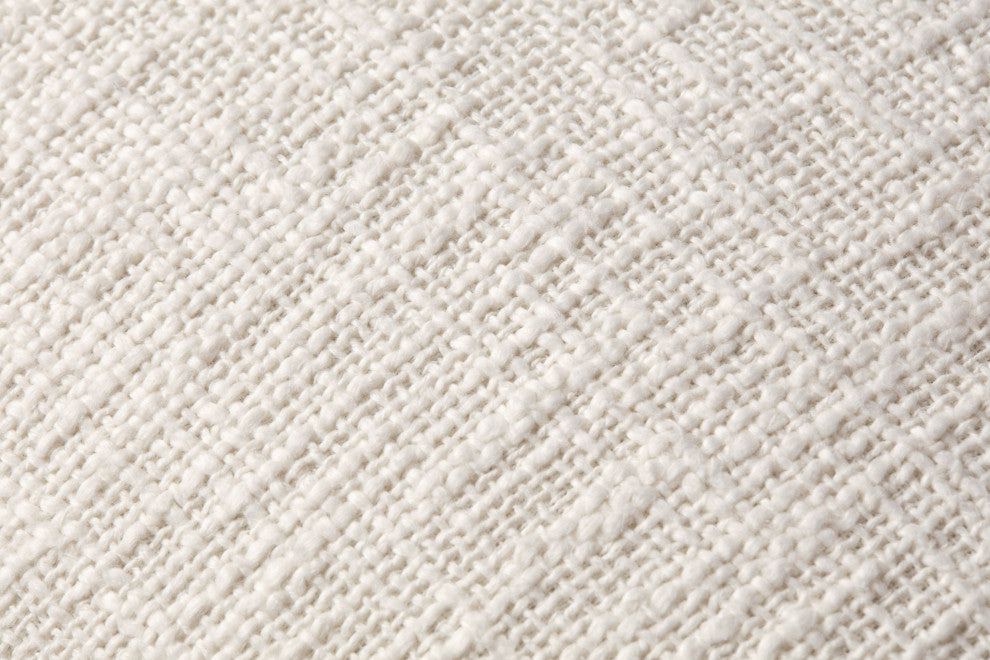 Loloi PLL0109 Ivory 22'' x 22'' Cover, Down Pillow