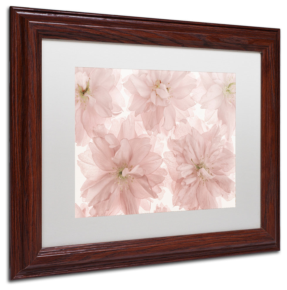 Cora Niele 'Prunus Blossom' Matted Framed Art