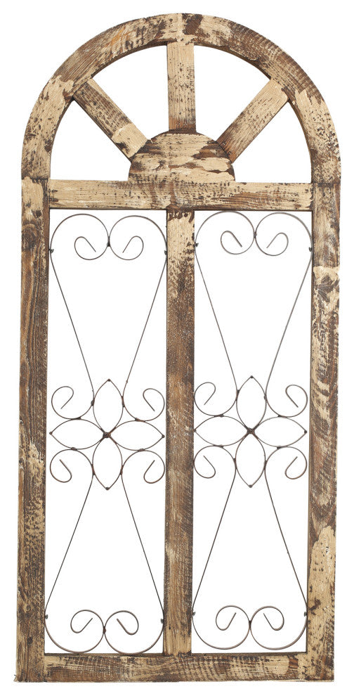 Venice Farmhouse Wall Window, 20"x42", White