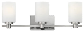 Hinkley Karlie Bathroom Vanity Light, Brushed Nickel, 3 Light