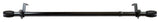 Julie Multi Angle Ceiling Rod 66-120", Black, One Sided