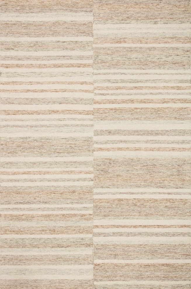 Chris Loves Julia x Loloi Chris Ivory / Clay 2''-3" x 3''-9" Accent Rug
