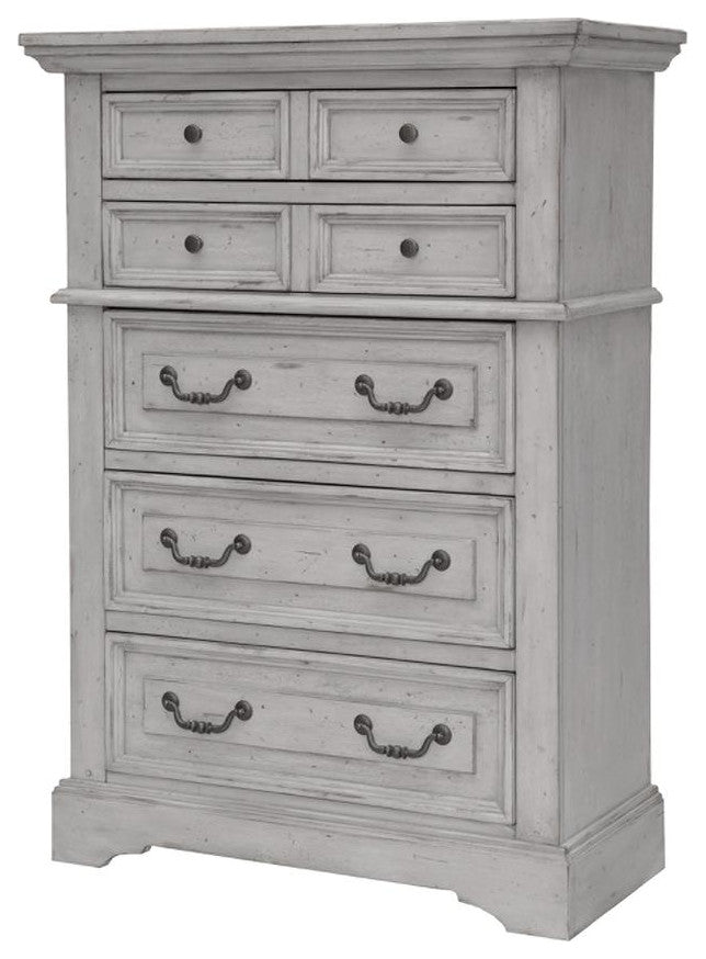 American Woodcrafters Stonebrook Chest, Antique Gray 7820-150