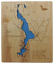 Lake Winniessquam, New Hampshire-Wood Lake Map, Small Standout