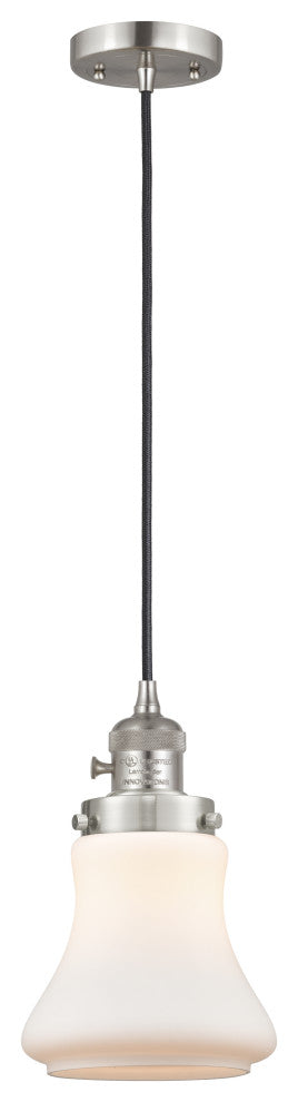 Innovations 201CSW-SN-G191 1 Light Pendant, Switch, Brushed Satin Nickel