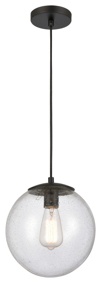Innovations Lighting 610-BK-SDY Tolland 1 Light 10" Mini Pendant