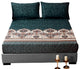Tache Paisley Damask Lattice Floral Fitted Sheet, Cal King