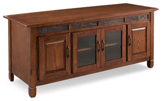 Leick Riley Holliday 60" TV Stand in Rustic Autumn