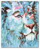 Blue Lion 16x20 Canvas Wall Art