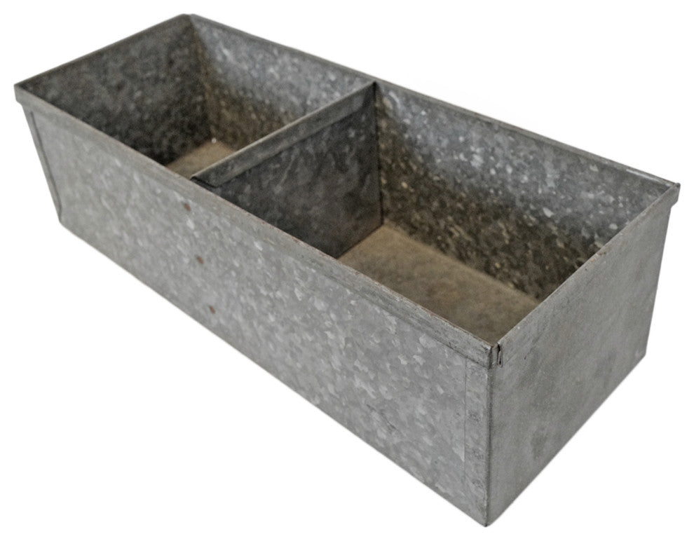 Consigned Vintage Galvanized Metal Box