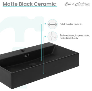 Claire 30" Rectangle Wall-Mount Bathroom Sink
