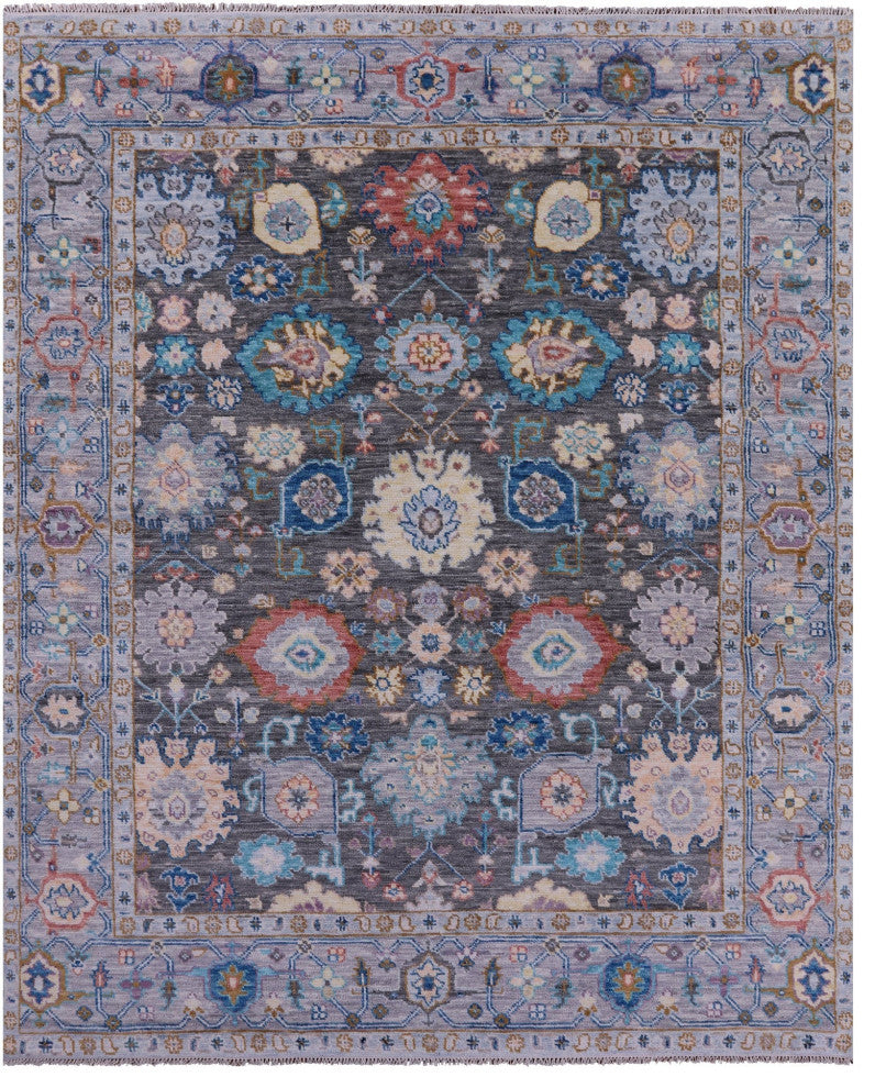 Hand Knotted Turkish Oushak Wool Rug 8' 3" X 10' 0" - Q15726