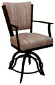 Montana Swivel Tilt Metal 30" Bar Stool or Counter 26" on A Base, Watusi Madder - Brown, 30"