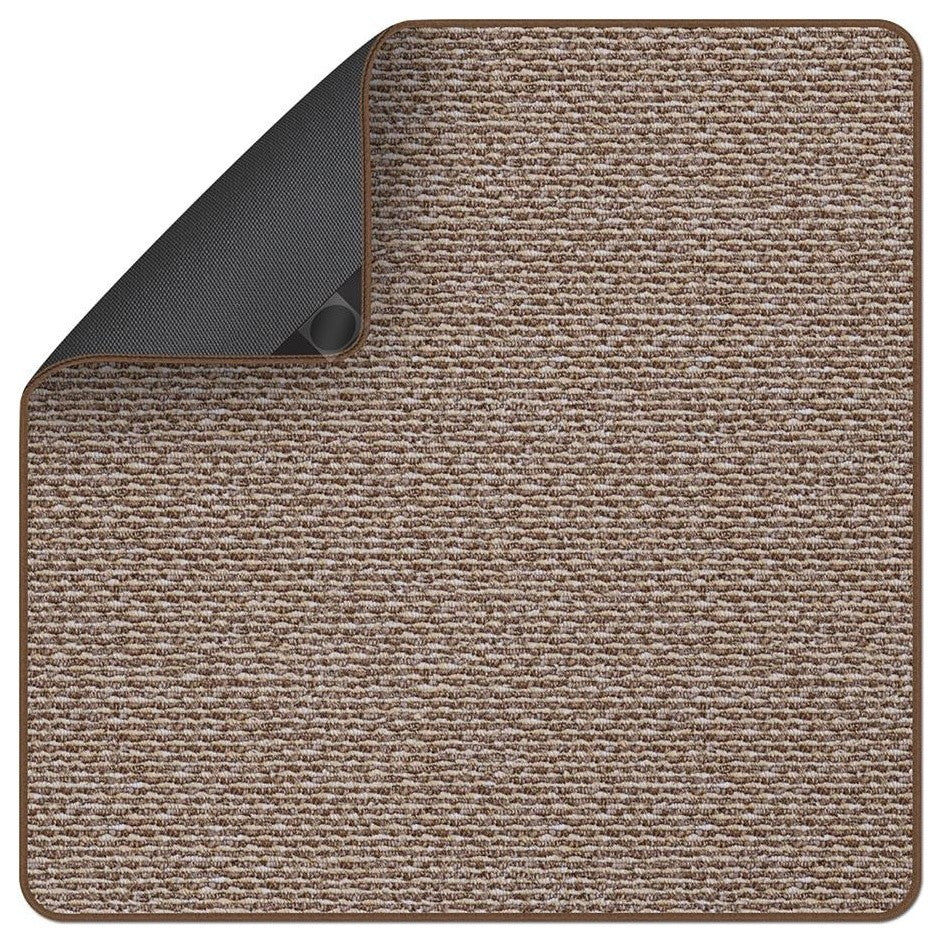 Attachable Rug for Stair Landings, Praline Brown, 3'x3'