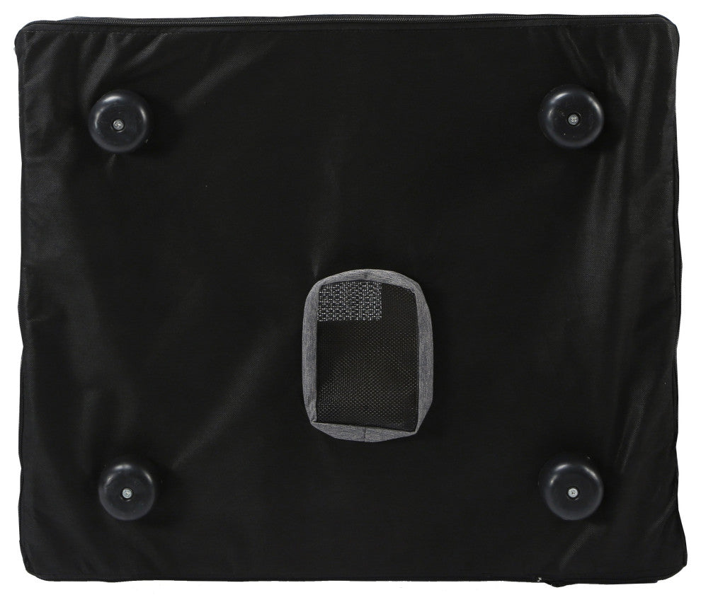 Pet Life "Dream" Electronic Heating and Cooling Pet Bed, Navy, Large