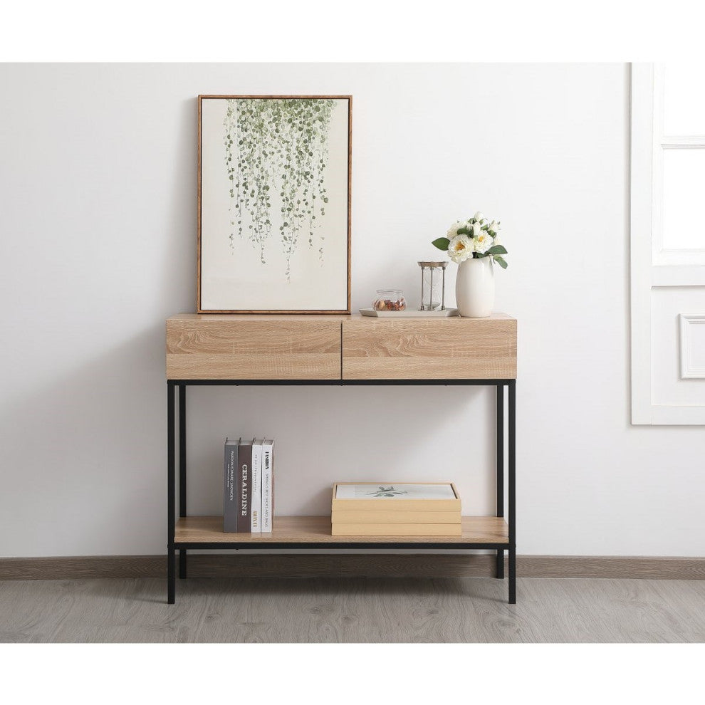 Elegant Decor AF110642MW 42 inch console table in mango wood