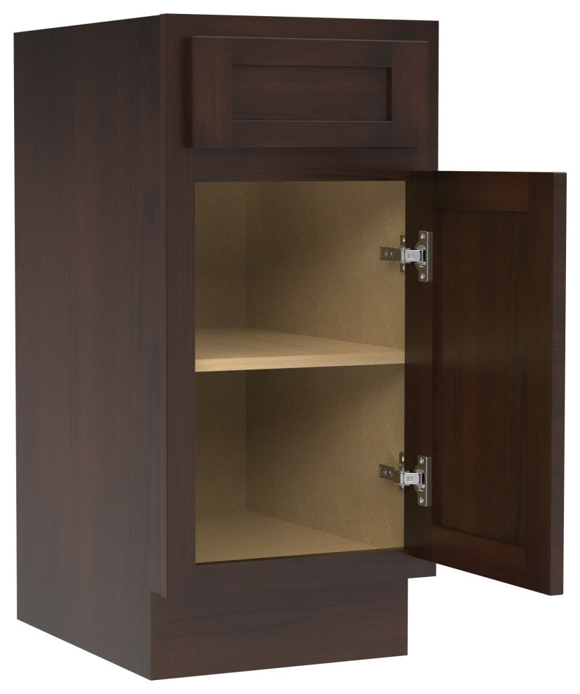 Vanity Art Vanity Cabinet, 15", Brown