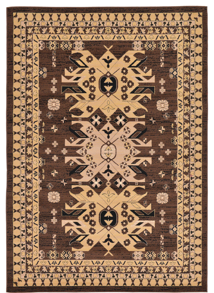 Unique Loom Brown Oasis Taftan 7'x10' Area Rug