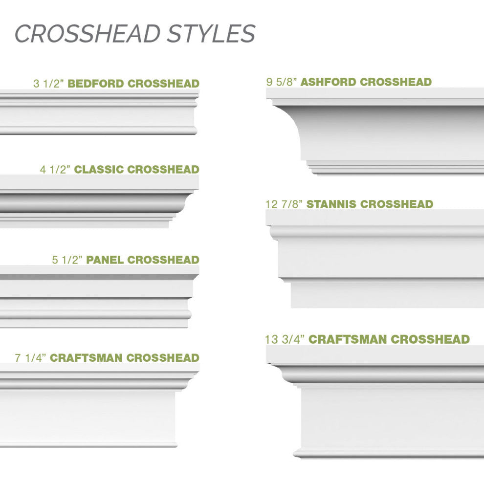 116" Bottom Width x 122" Top Width Classic Crosshead