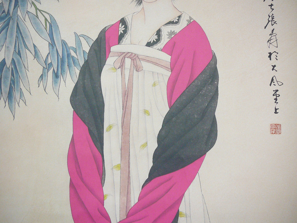 Chinese Master Artist Ink Scroll Painting Reproduction Wall Art