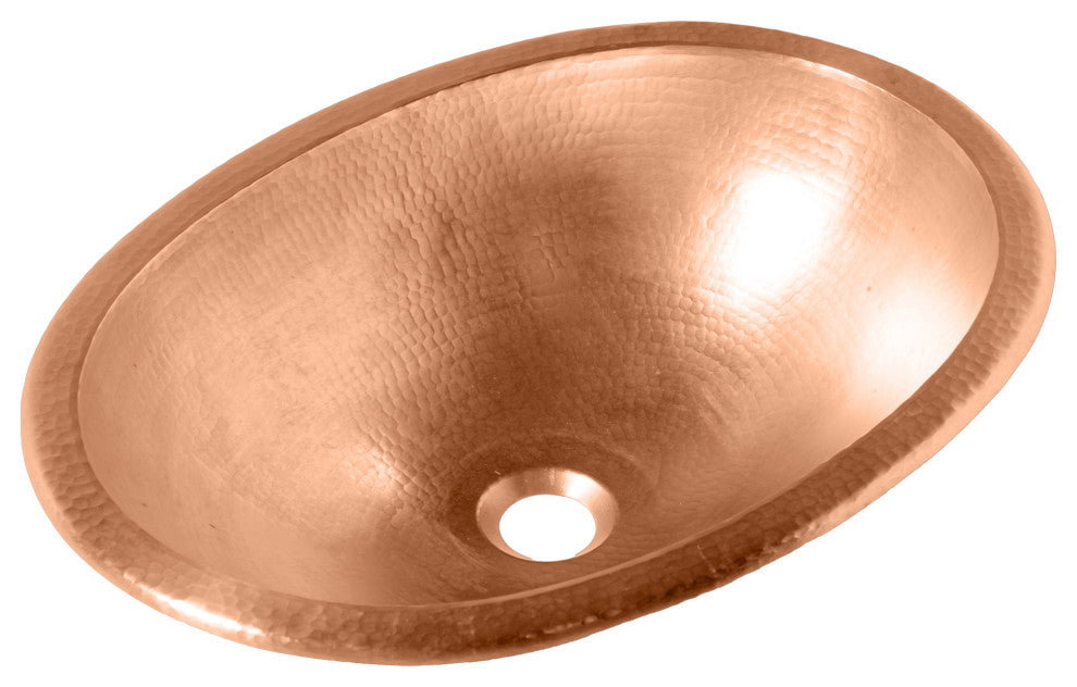 Schrodinger 19" Dual Flex Bathroom Sink in Naked Copper