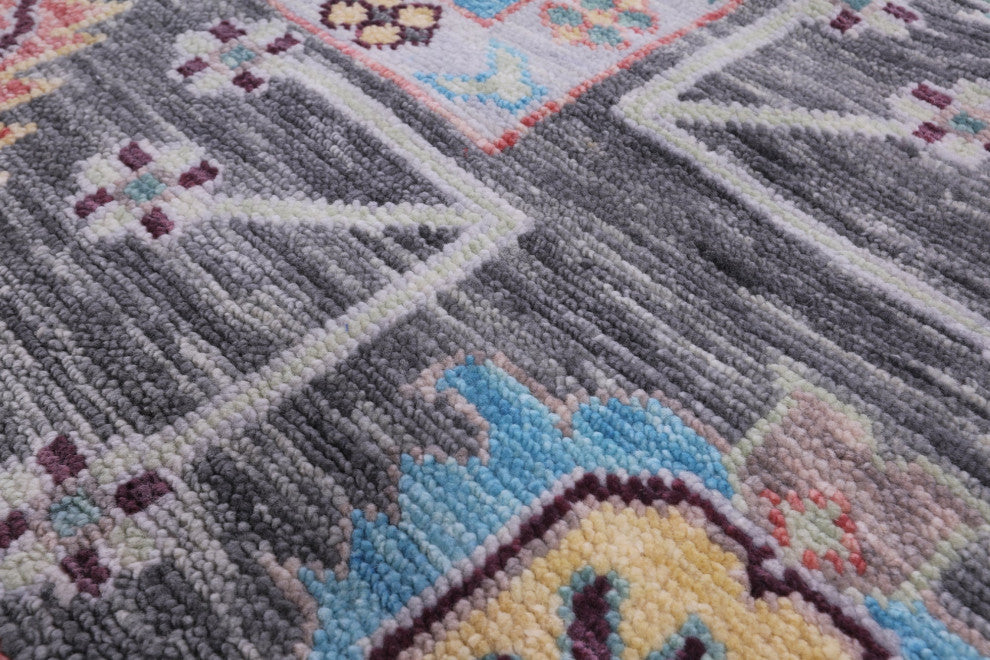9' 3" X 11' 11" Turkish Oushak Hand Knotted Wool Rug - Q15649
