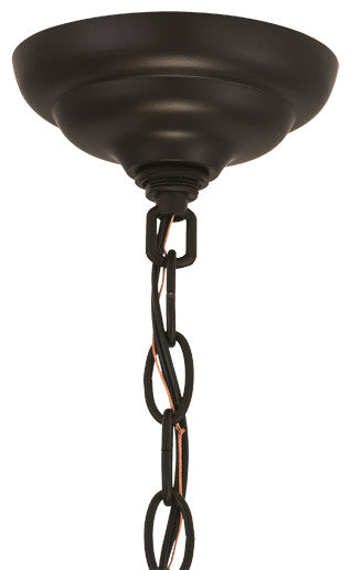 Meyda lighting 184620 20"W Solar Black 3-Light Inverted Pendant Hardware