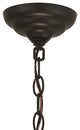 Meyda lighting 184620 20"W Solar Black 3-Light Inverted Pendant Hardware