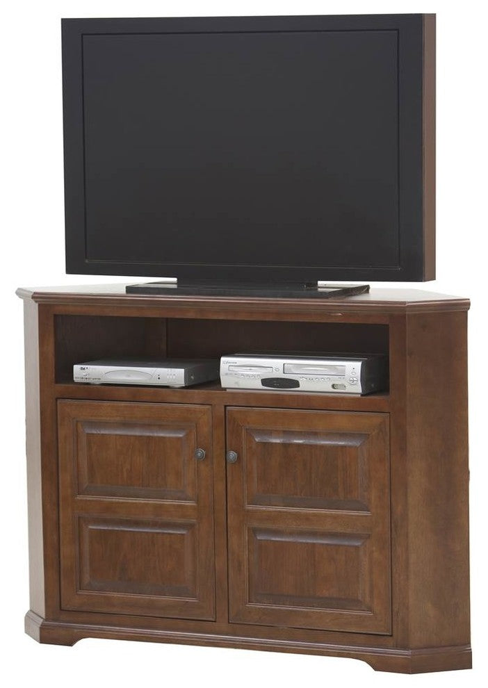 Eagle Furniture Tall Savannah 56" Wide Corner TV Console, Autumn Sage