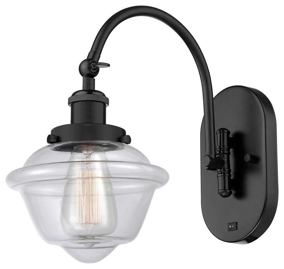 Innovations 918-1W-BK-G532-LED 1-Light Sconce, Matte Black