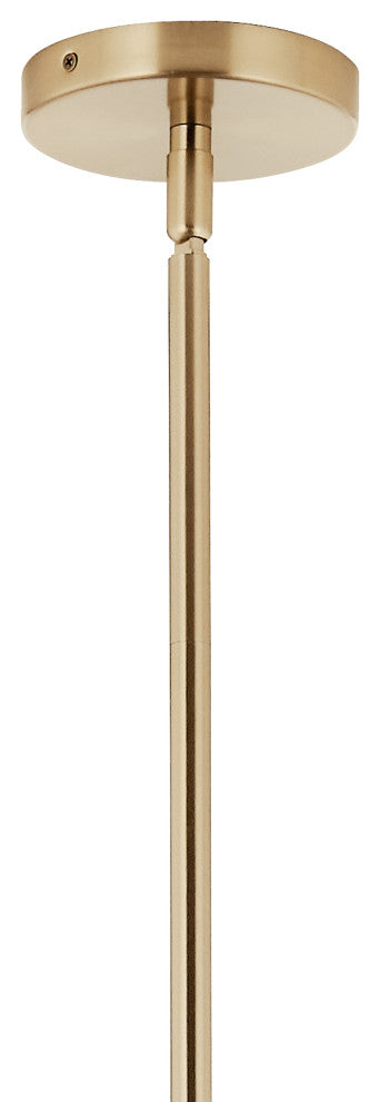 Silvarious Linear Convertible Chandelier, Champagne Bronze Clear, 12 Light