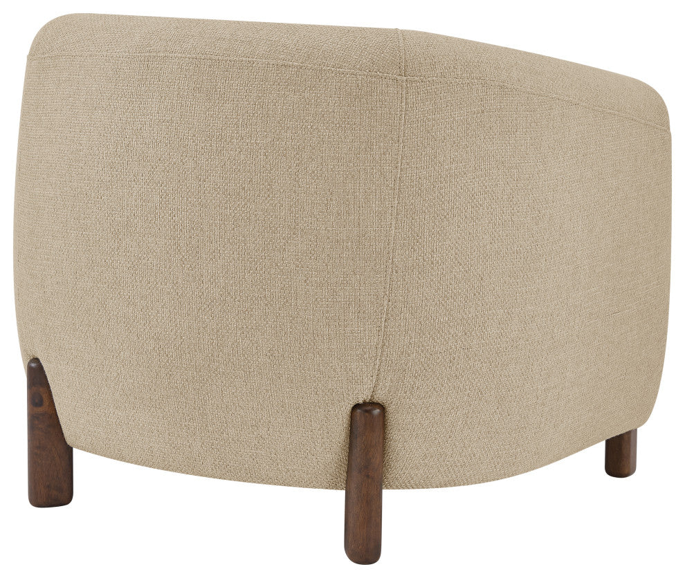 Ruth Accent Arm Chair, Barley Beige, Fabric