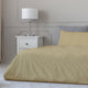 Egyptian Cotton Feel Cool Soft, 4-Piece Sheet, Deep Pockets, Cream, Twin/Twin Xl