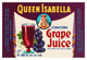 "Queen Isabella Concord Grape Juice" Digital Paper Print by Retrolabel, 32"x22"