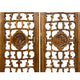 Consigned Antique Chinese Hand Carved 6 Panels Wooden Screen/Room Divider