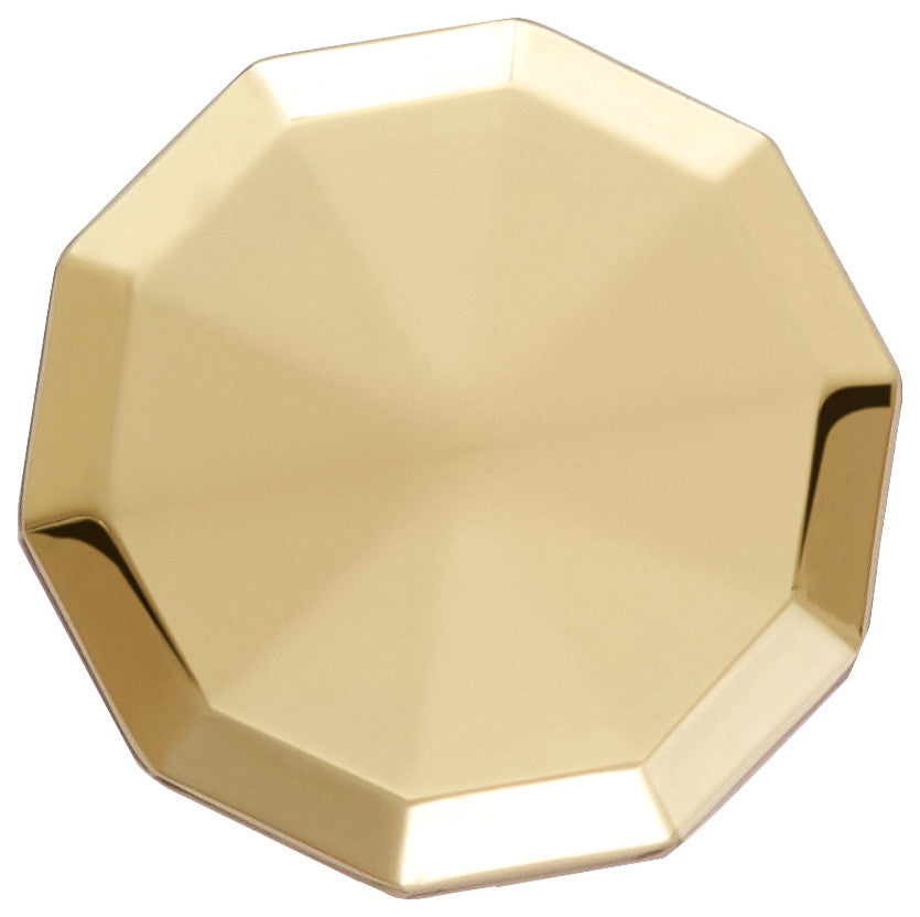 Utopia Alley Zinc Cabinet Knob and Pull, Gold, Knob, 1 Pack