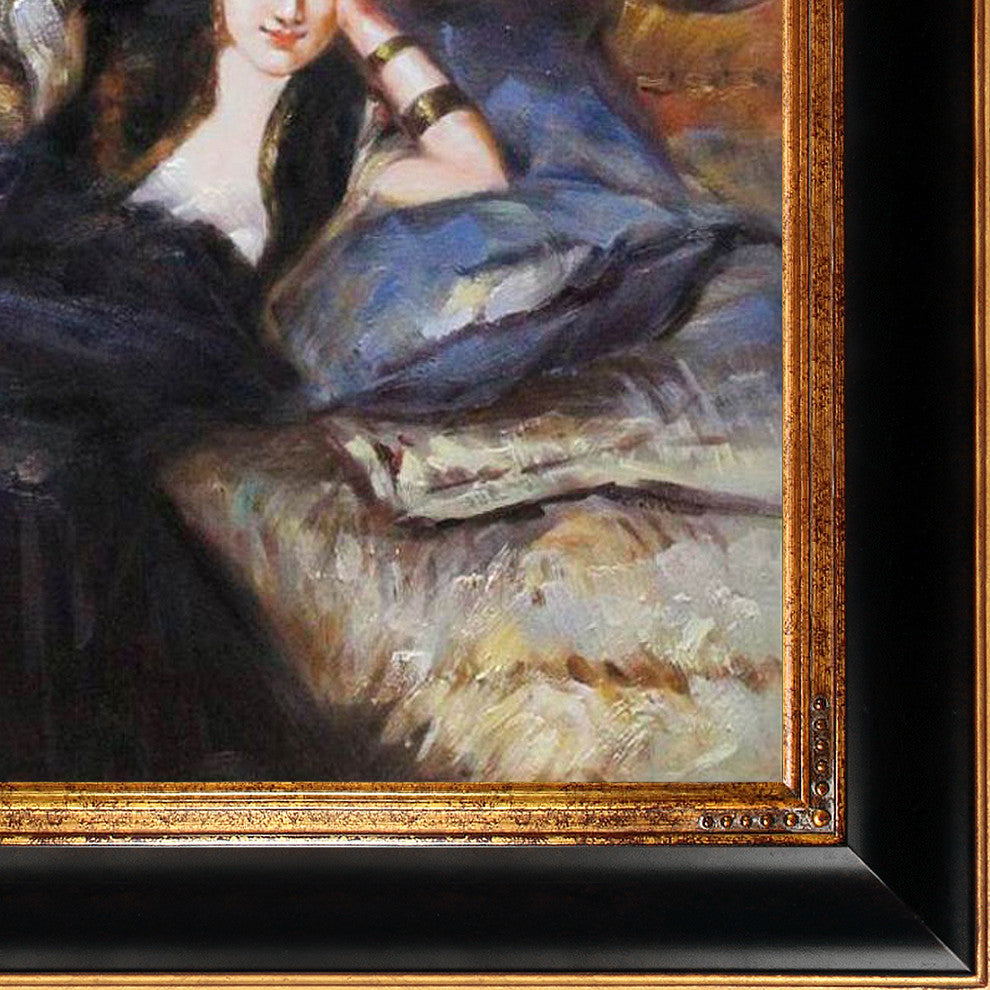 Lady with Fans, Portrait of Nina de Callais