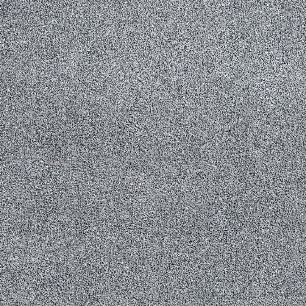 KAS Bliss 1557 Grey Shag Area Rug, 9' x 13'