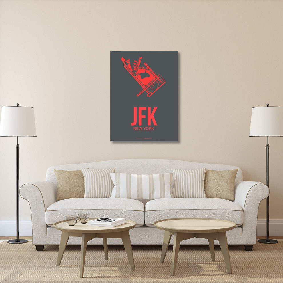 "JFK New York Poster 2" Fine Art Print