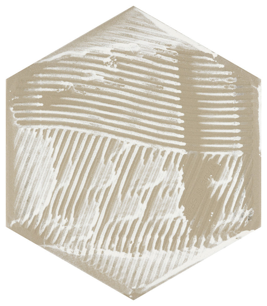 Sonar Hex Porcelain Floor and Wall Tile Sample