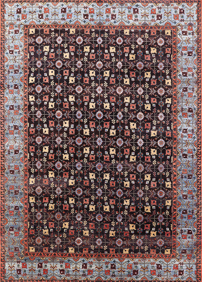 Ahgly Company Indoor Rectangle Mid-Century Modern Area Rugs, 8' x 12'