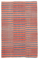 Rug N Carpet - Handmade Oriental 5' 3'' x 8' 2'' Tribal Wool Kilim Rug