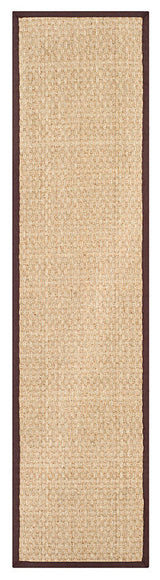 Safavieh Natural Fiber nf114b Rug, Natural/Brown, 2'6"x10'0" Runner