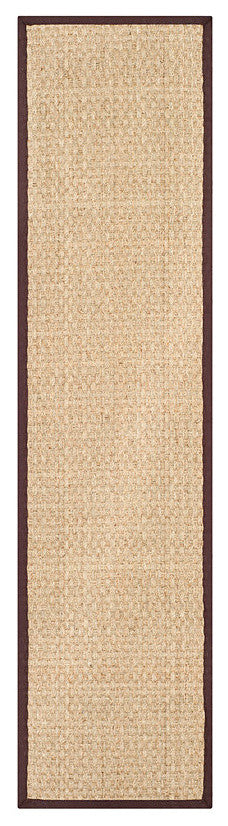 Safavieh Natural Fiber nf114b Rug, Natural/Brown, 2'6"x10'0" Runner