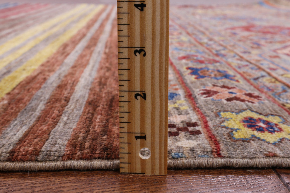 5' 8" X 8' 3" Super Kazak Khorjin Hand-Knotted Rug Q7643