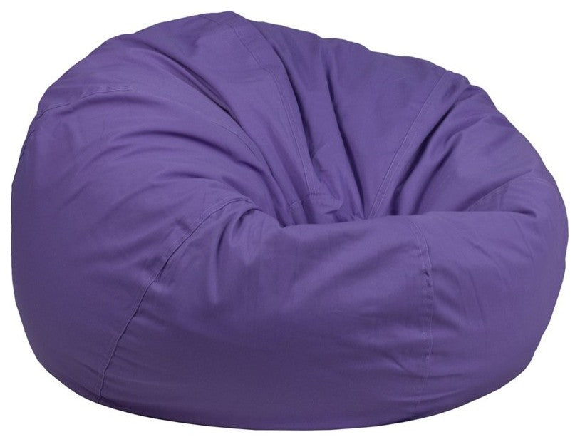Oversized Bean Bag Chair, Purple