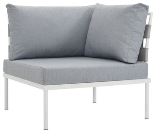 Harmony Outdoor Patio Aluminum Corner Sofa