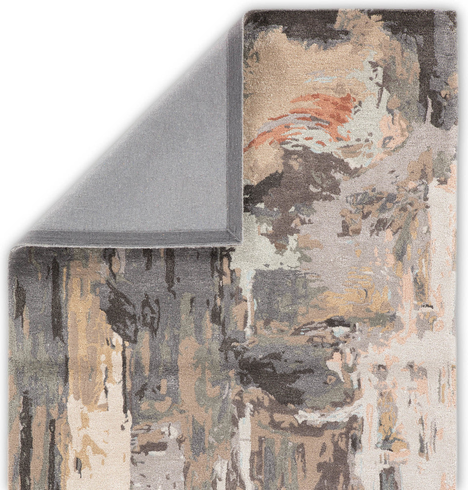 Jaipur Living Luella Handmade Gray/Blush Rug, 2'x3'