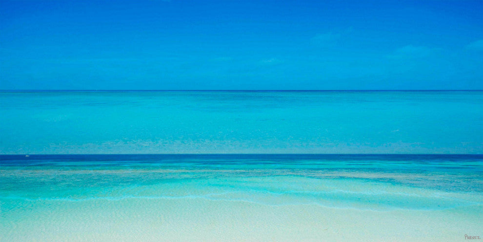 "Clear Blue" Print on Canvas, 60"x30"