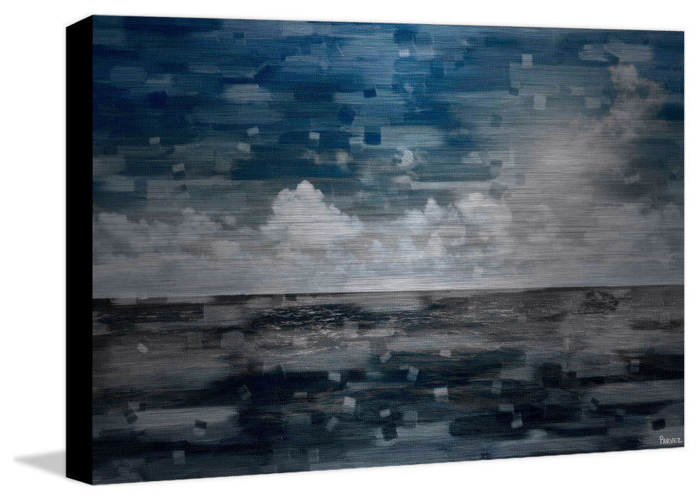 "Penzance" UV Ink Print on Brushed Aluminum, 60"x40"